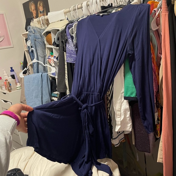 Revolve Lovers + Friends Monday to Friday Romper in Sapphire - Picture 7 of 7